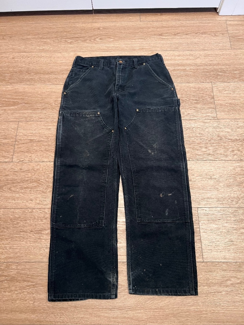 Carhartt B01 BLK Double Knee Pants